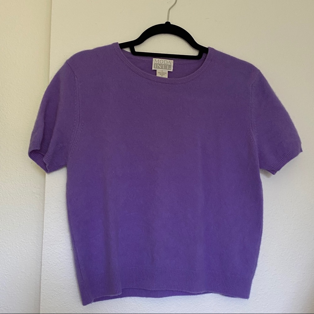 Vintage cashmere crop top